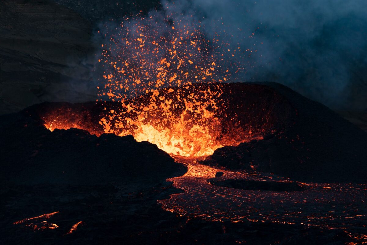 Eruption volcanique